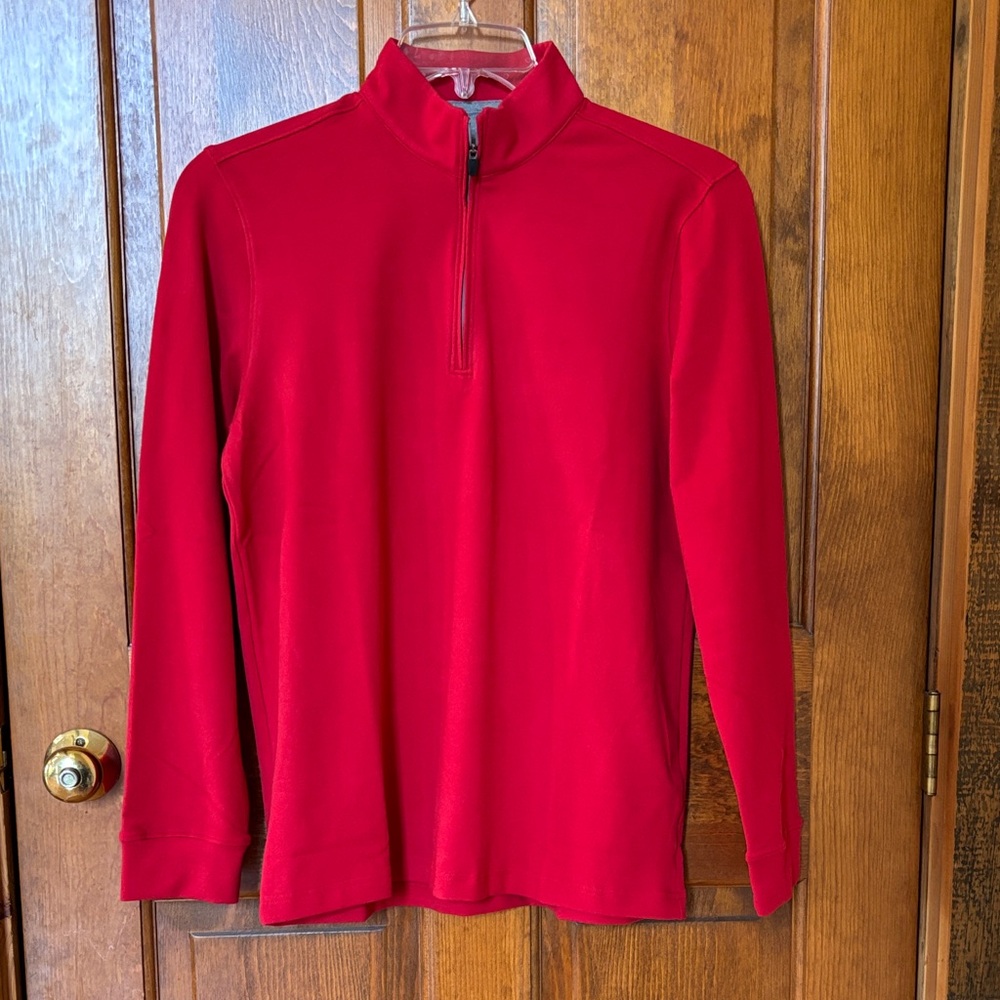 Johnnie-O Red Performance Quarter Zip, NWOT, Youth 16,